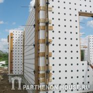 Монтаж несъемной опалубки PLASTBAU (ПЛАСТБАУ)